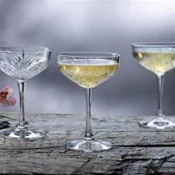 Pasabahce Timeless Champagne Saucer 255ml Set Of 4 -Kitchen Sale Shop PB440236 2