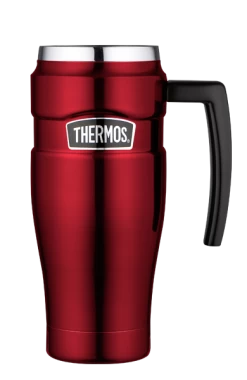 Thermos 470ml Stainless King™ Vacuum Insulated Travel Mug Red