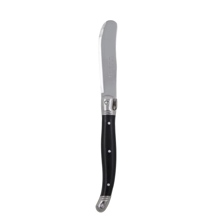 ANDRE VERDIER DEBUTANT BUTTER KNIFE STAINLESS STEEL/BLACK 17X2X1CM 3 ANDRE VERDIER DEBUTANT BUTTER KNIFE STAINLESS STEEL/BLACK 17X2X1CM